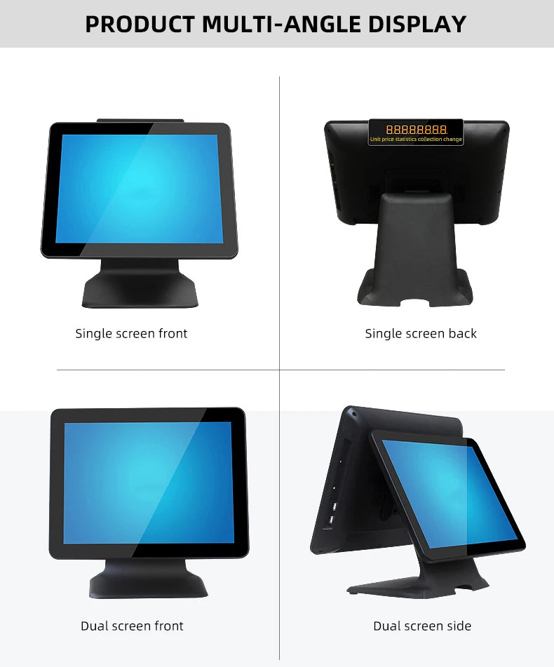 Best Selling 15'' Restaurant Pos System Billing Machine with Printer/Scanner/Cash Drawer