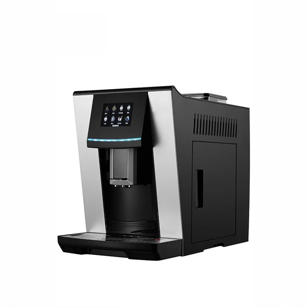 Automatic coffee machine high definition touch screen one-click milk foam automatic cleaning coffee machine home and commercial