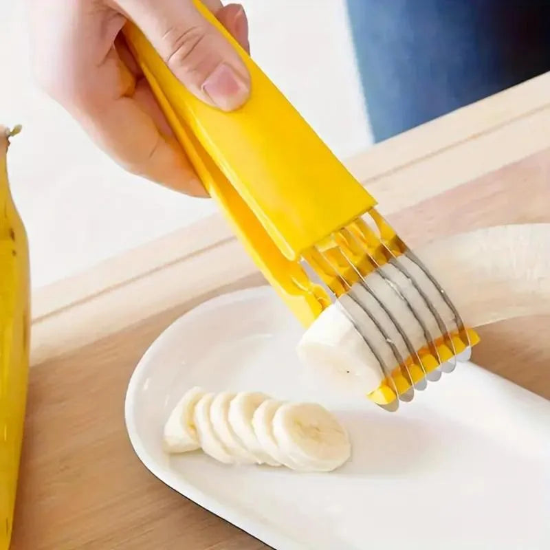 Multifunctional Vegetable Chopper Banana Cucumber Slicer Portable Manual Fruit & Vegetable Cutter Kitchen Gadgets For Home Use
