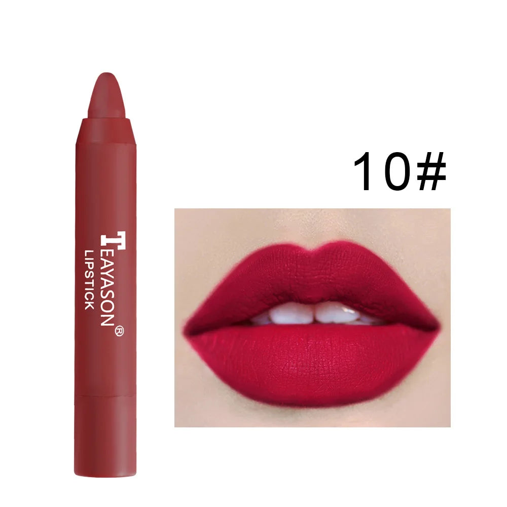 Matte Lipstick That Doesn'T Smudge, Provides Long-Lasting Color, Waterproof and Sweat-Proof, Versatile for Everyday Use, a Must-Have