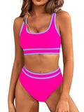 Female Bikini 2026 Women Swimwear High Waisted Bikinis Sets Sexy Sporty Two Piece Swimsuit Black High Cut Bathing Suit Beachwear