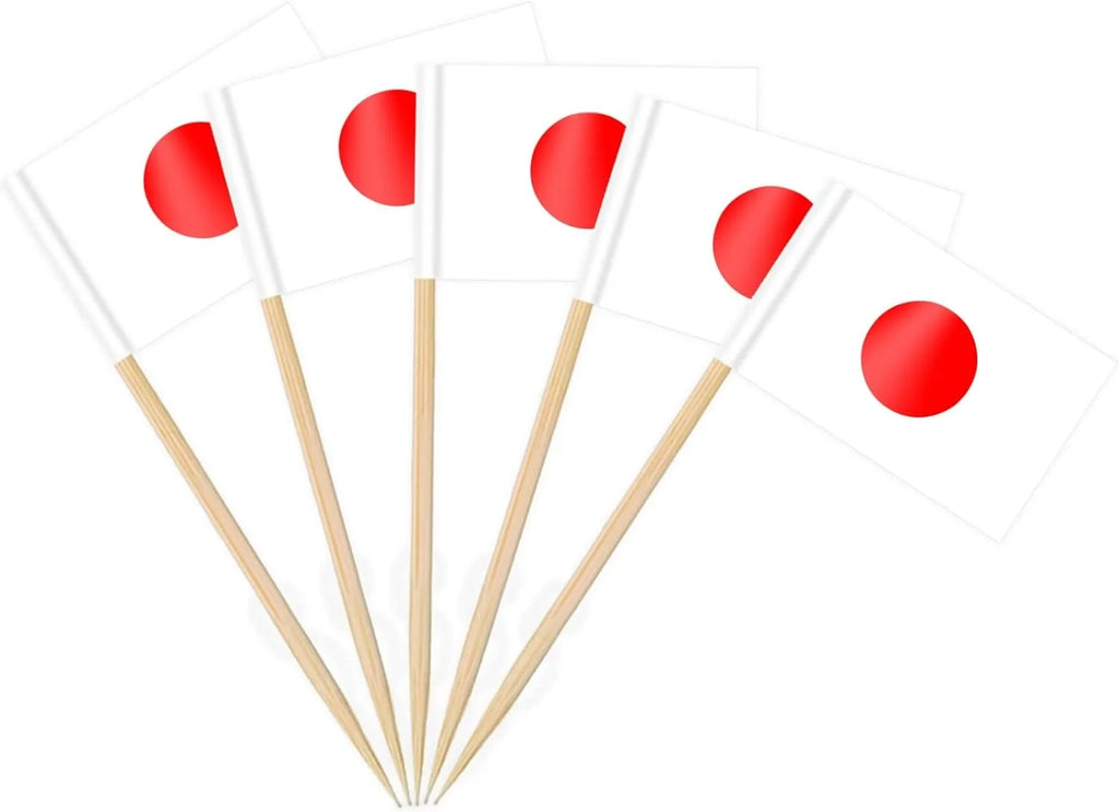 100 Pcs 10 Countries Toothpick Flags, Mini Flag Cupcake Toppers,Different Countries Flags Cocktail Picks for Party Decorations