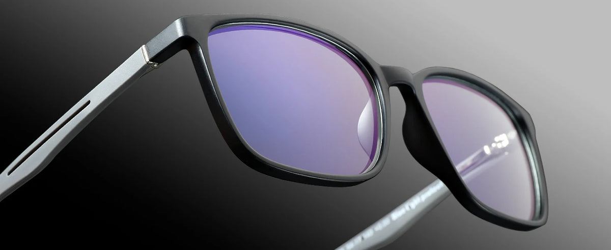 ZENOTTIC Fashion Blue Light Reading Glasses for Men，Sport Square Frame Readers, Anti Glare Computer Glasses
