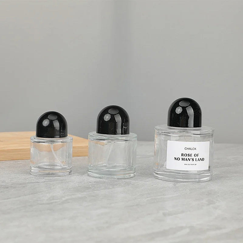 10pcs 30/50ml Empty Clear Glass Spray Bottle Perfume Bottle With Screw Lid Sample Bottle Dispenser Fine Mist Atomizer Portable