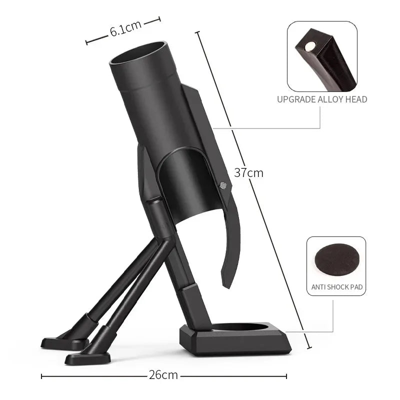 Beer Bottle Mortar Bottle Opener, 33/51mm Mortar Beer Bottle Opener Heavy-Duty Tactical Cap Launcher Hands-Free Push Down Opener