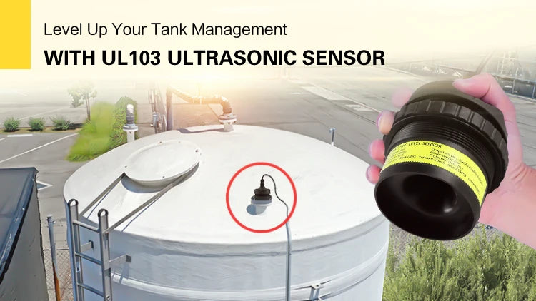 Ultrasonic Type Optional 5~ 15m 420ma 10-30 VDC 100mA Supply Seawater Level Sensor