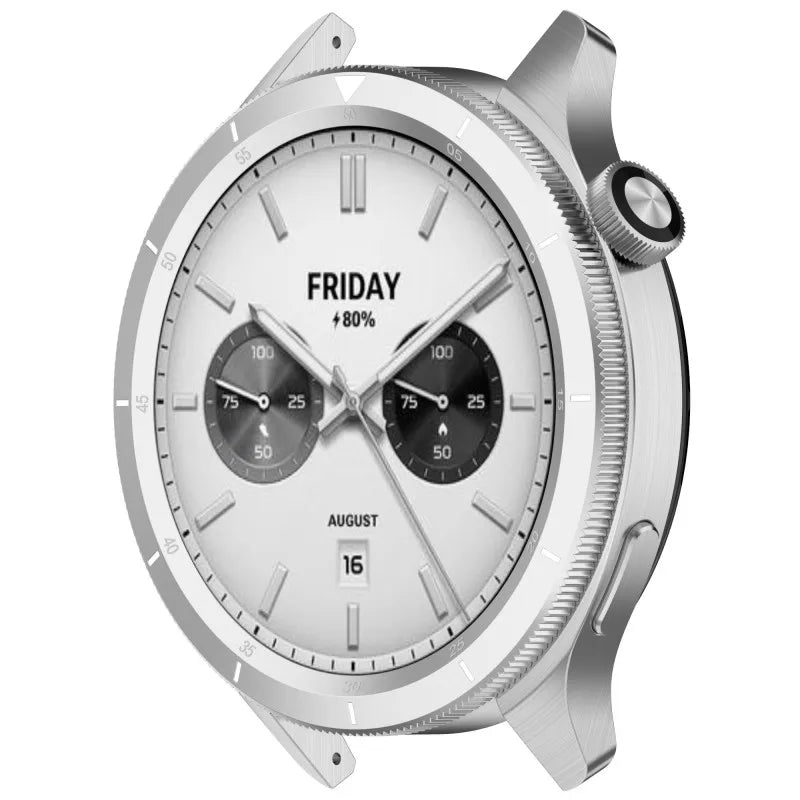 Metal Bezel Ring For Xiaomi Watch S4 S3 Protector with Film Watch Case Cover For Watch Bezel Shell S3 ESIM S4 ESIM Accessories