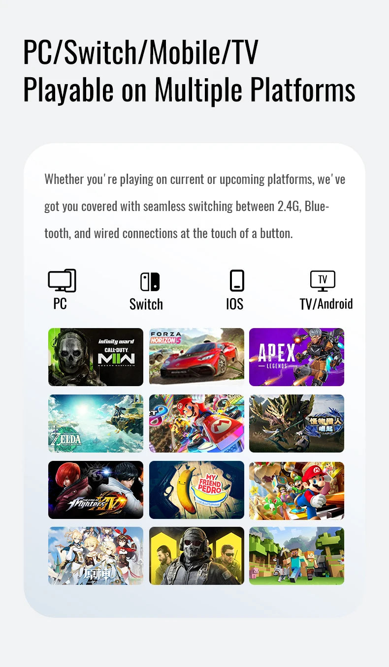 FLYDIGI Vader 5 Pro/ 4ProGaming Controller Switchable Tirgger Support Elite Force PC NS Mobile TV Box PC Gamer PS Game Boy Gifts
