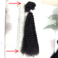 Mini Twist 4C Afro Kinky Curly Hair Bulk No Weft Crochet Human Hair Colored Bundles for Mini Braid Dreadlock Extension