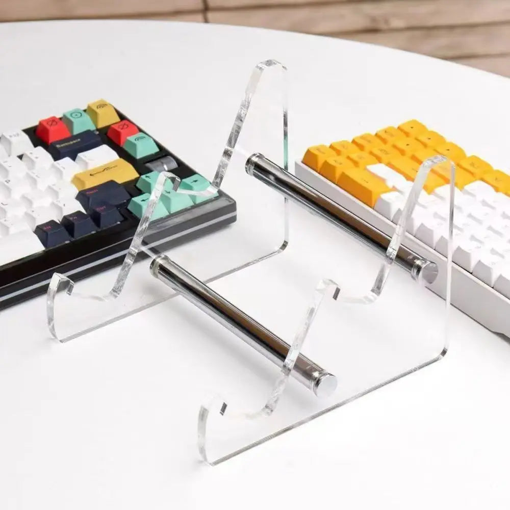 Keyboard Display Stand Transparent Acrylic Keyboard Stand for Computer Mechanical Keyboard Holder Layer Rack Keyboard Tray