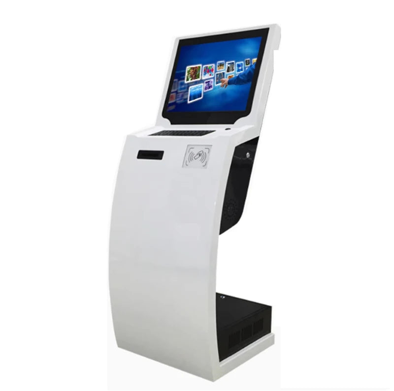 Wall Mounted Touch Order Payment Kiosk 21.5 Inch Restaurant Automatic Touch Kiosk Installation Wondos/android System