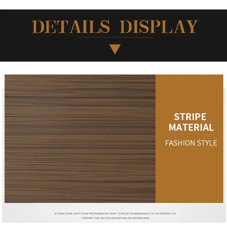 Business Men's Short Wallet Microfiber Synthetic Leather Short Wallets Men Stripe Male Purse Coin Pouch Multi-functional Cards