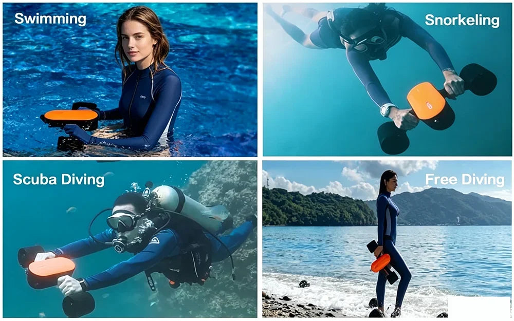 GENEINNO S2 Dual Motor Underwater Scooter | Smart APP Supported Sea Scooter for Scuba, Free Diving, Snorkeling&Swimming for Kids
