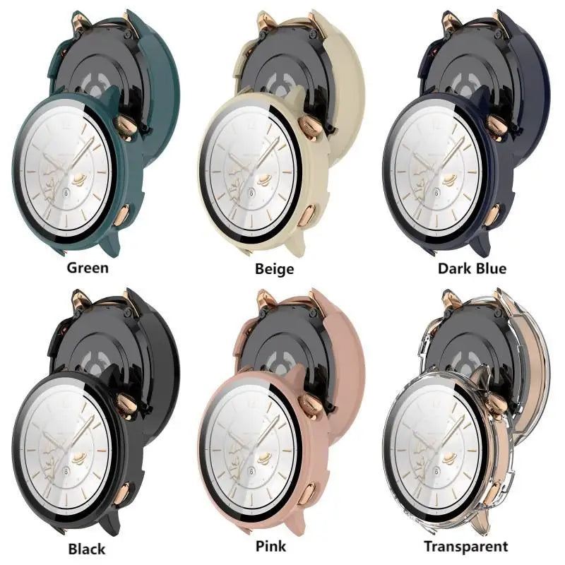 PC+Tempered Glass Case for Oneplus Watch 3 43MM Samrt Watch Bumper Protective Cover Protector for OPPO X2 Mini Shell Accessorie