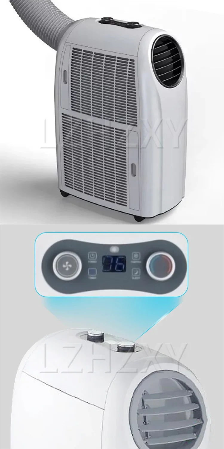 12000BTU Portable Air Cooler, Dual-Pipe Portable Air Conditioner, for Home and Office Use (Cooling, Heating, Dehumidification)