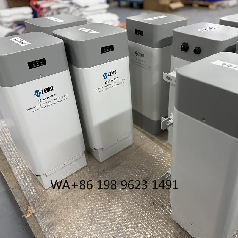 Solar Panel 100AH Lithium Battery Backup System for Communication Network Outdoor