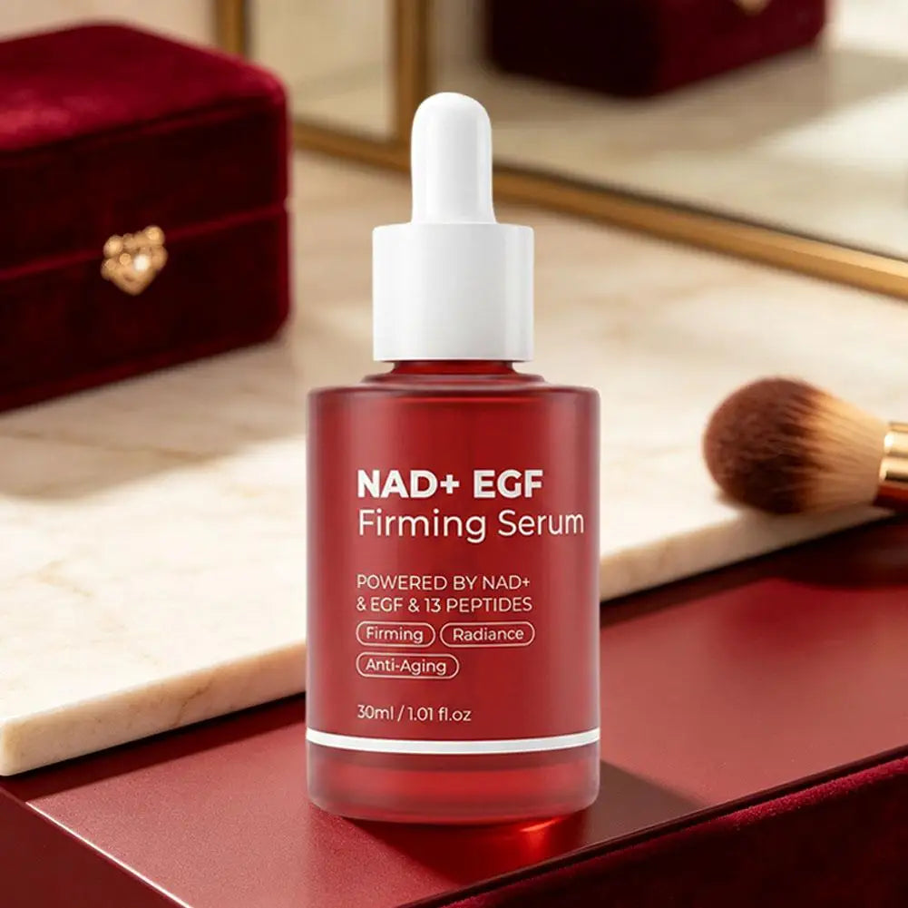30ml NAD+ EGF Firming Serum 13 Peptides Radiance Anti-Aging Brighten Skin Tone Essence Improve Skin Elasticity Fine Lines Serum
