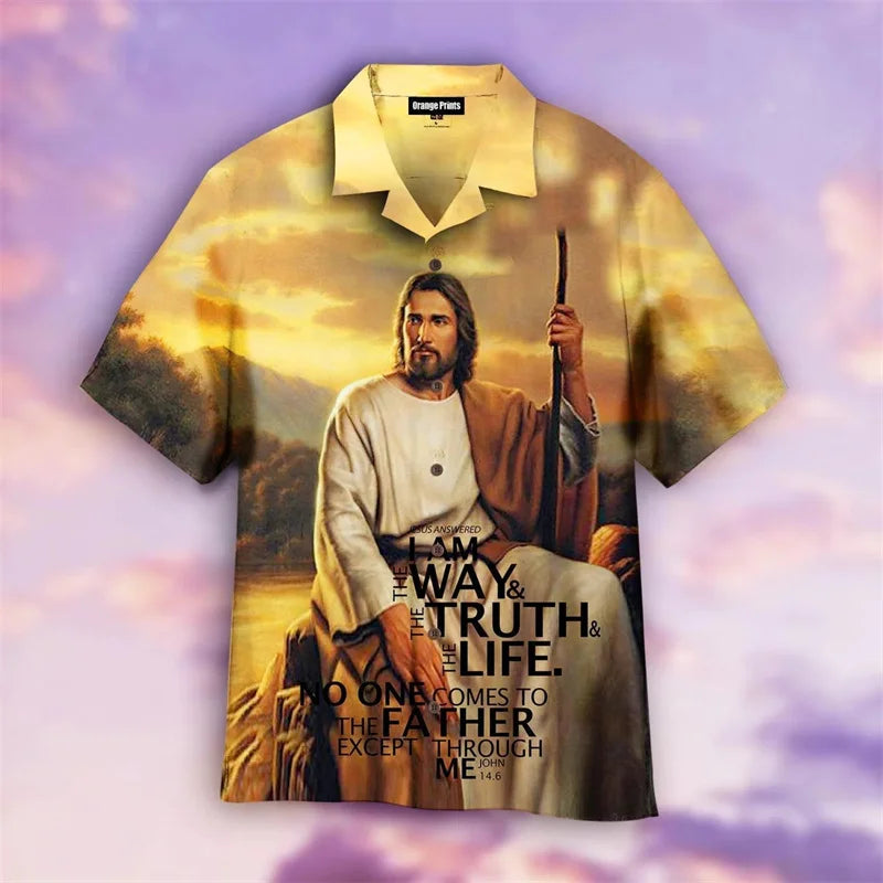 Jesus Love Me God Loves The World  Hawaiian Shirts Mens Womens Fashion Cool Beach Shirts Summer Cool Floral Shirt Tops Clothes