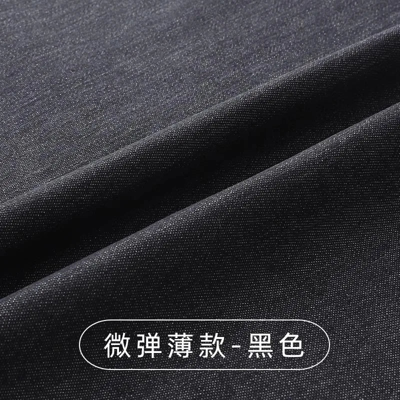 Washed Denim Fabric By The Meter for Sewing Jeans Shirts Clothing Polyester Cotton Diy Thin Thickend Micro Stretch Plain Summer