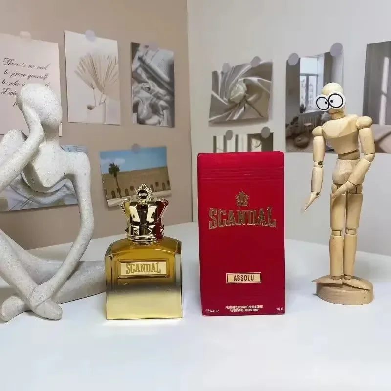 80ml/100ml Men's Eau De Parfum Long Lasting Oriental Woody Fragrance with Vetiver Tonka Leather Sandalwood for Elegant Appeal