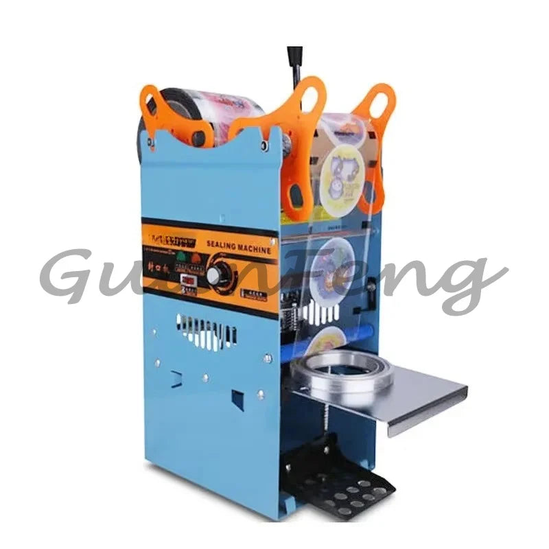Manual sealing machine, 90mm/95mm plastic cup sealing for cold drink shops