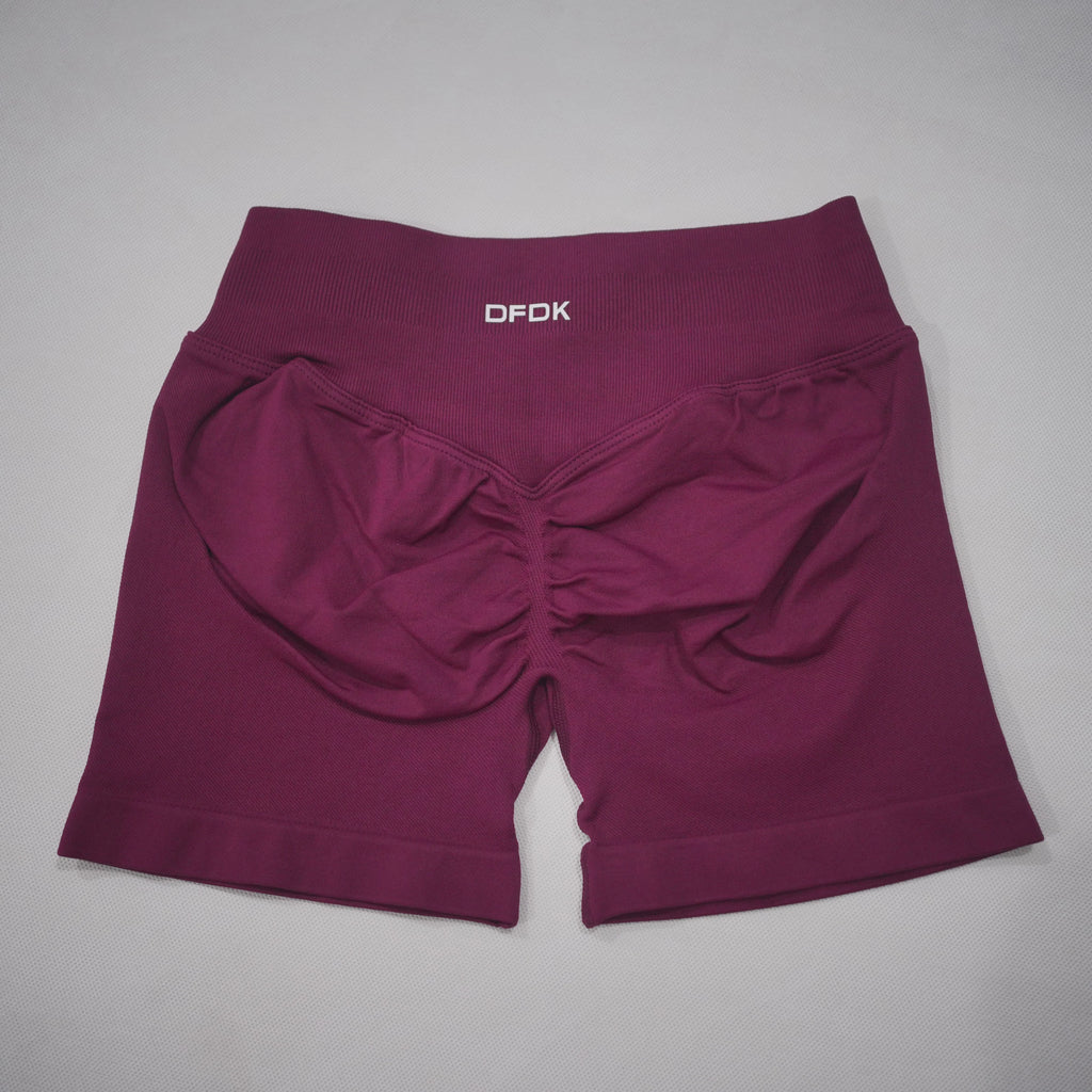 DFDK Women High Waist Yoga Shorts Scrunch Butt Lift Squat Proof Push Up Workout Shorts Gym Running Fitness Athletic Shorts