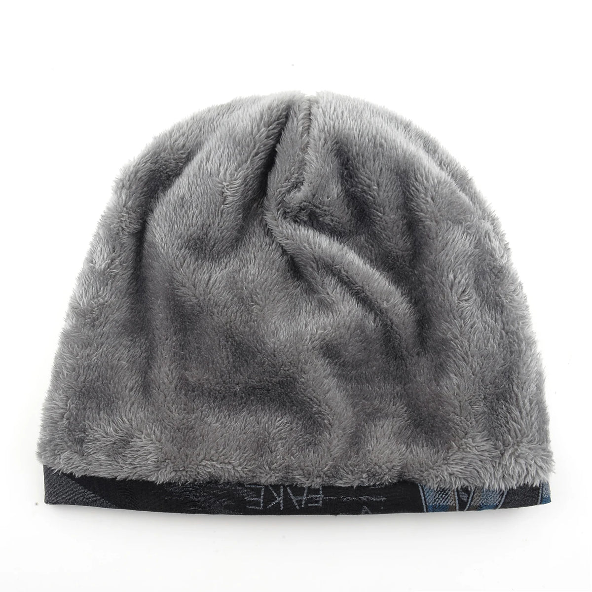 Vintage Distressed Tie-dye Beanie Women Foam 3D Letter Printing Hats Men Spring Fall Skullies Beanies Winter Warm Fleece-lined