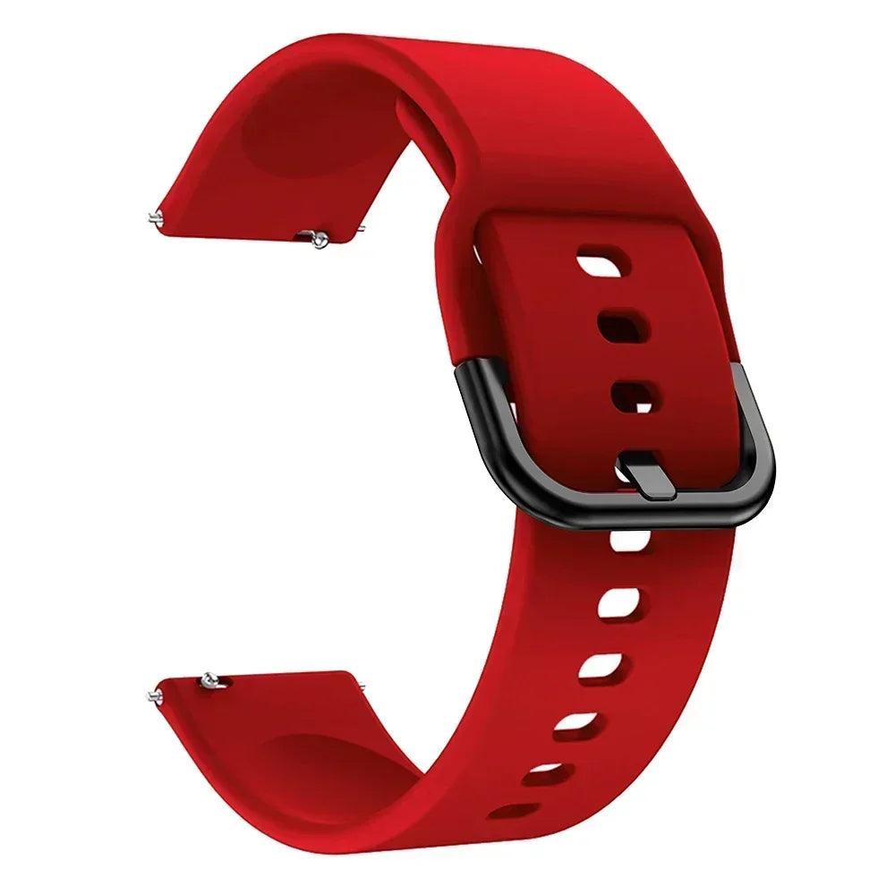 Strap For Amazfit GTS 2/4/3/GTS 2/4 Mini/GTR 4/2/2e 20mm/22mm Watch Silicone Sport Bracelet Amazfit bip 5 3/S/u pro Series band