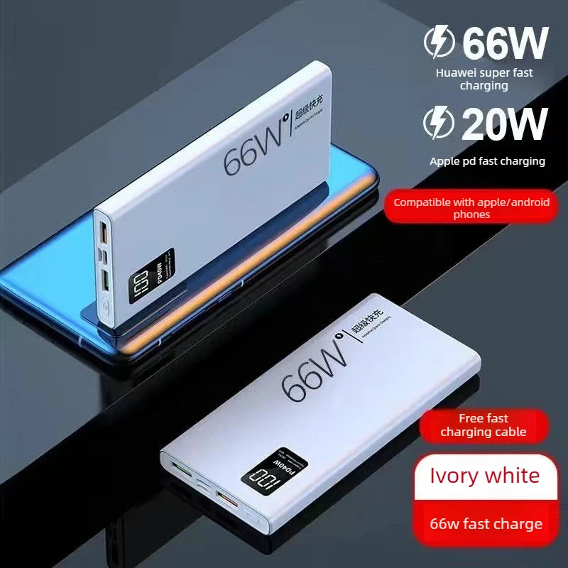 (CCC)66W 10000/20000/30000mAh Fast Charging and Large Capacity POWER BANK for Iphone Android Phone Powerbank