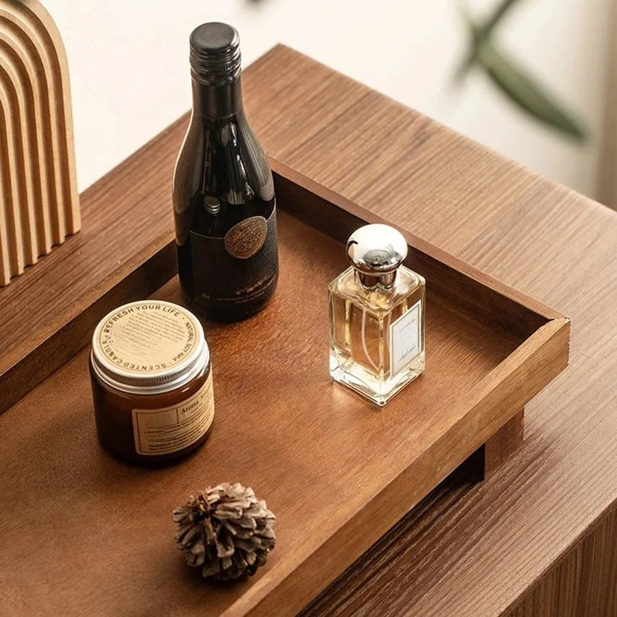 Japanese Style Wooden Tray Gongfu Tea Tray Tea Ceremony Accessories Restaurant Coffee Storage Tray