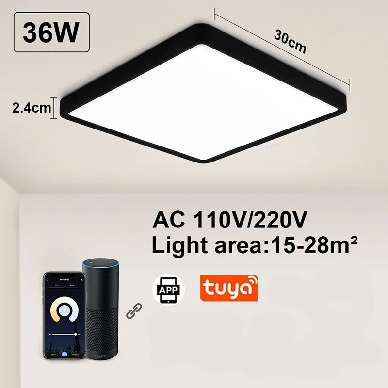 Modern LED Ceiling Light Ultrathin Decorative Light Bedroom Dining Room Living Room Indoor Home Light Waterproof Dustproof