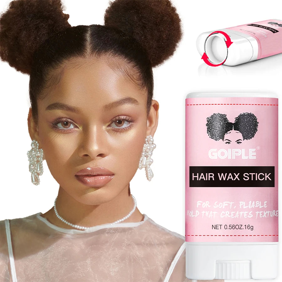 GOIPLE Moisturizing & Nourishing Rice Water & Rosemary Spray Smoothing Hair Wax Stick Flyaway Control Baby Bangs Gel Styling Wax