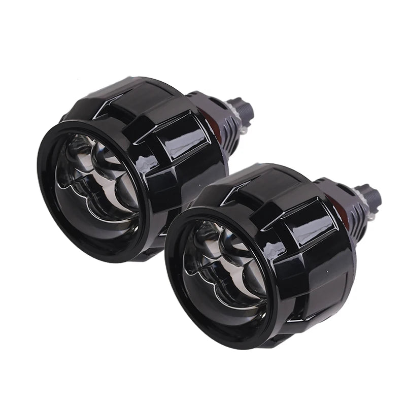 SANVI New 2.5'' Bi LED Projector Lens for Car Angel Eyes Headlight Auto H4 H7 9005 9006 3Auxiliary Light 50W 25680Lux RHD LHD