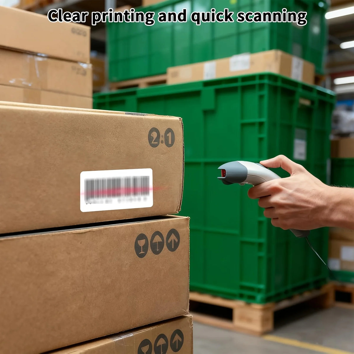 White Thermal Label Paper, Printing, Multi-Purpose Thermal Label Paper, Suitable for Folder Organization, 230 Sheets Per Rolls
