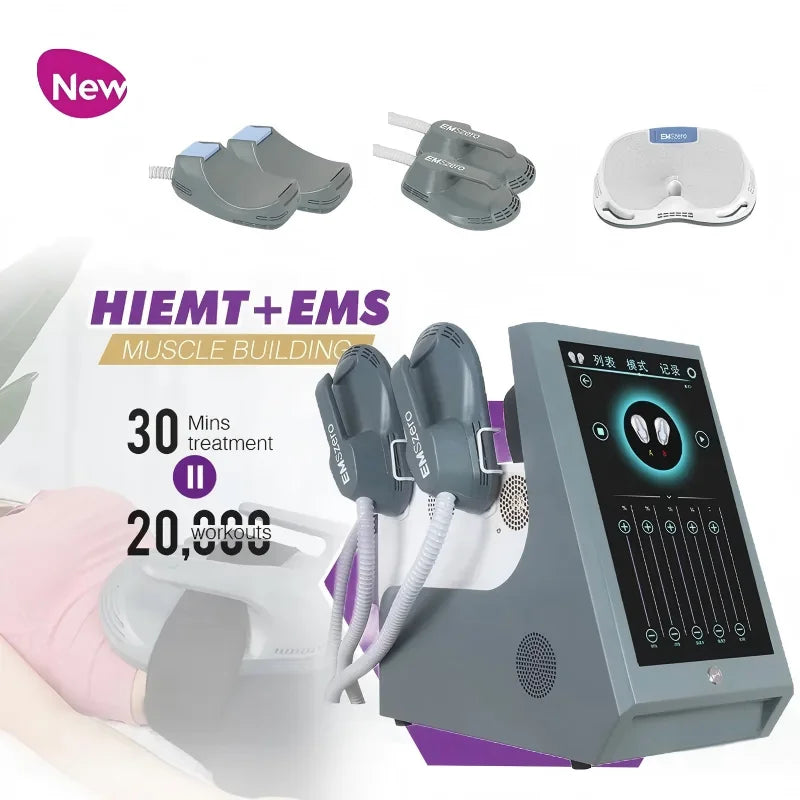 Portable HIEMT Body Slimming Machine Muscle Training Pelvic Floor Toner Postpartum Recovery Butt Lift  Full Body Contouring CE