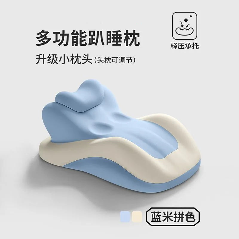 Adjustable Wedge Pillow, Ergonomic Prone Cushion Designed for Comfortable Phone Use And Gaming in Bed. Contoured Support