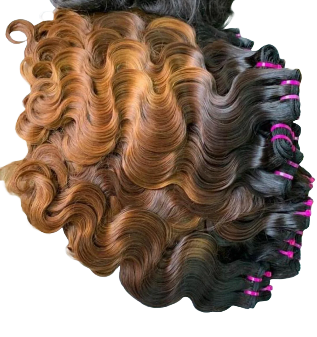 Remy Hair Brazilian Human Weave Silky Straight Wave Style Piano Color Top Selling for Women Chemical Free Fast Shipping