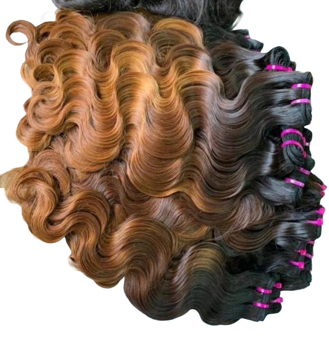 Remy Hair Brazilian Human Weave Silky Straight Wave Style Piano Color Top Selling for Women Chemical Free Fast Shipping