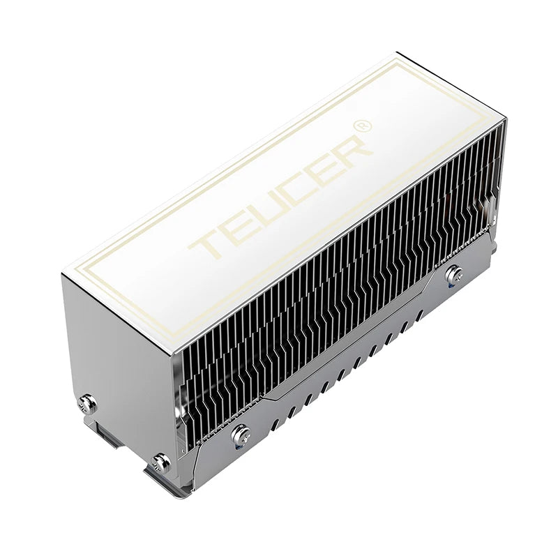 TEUCER M.2 SSD Heat Sink M2 2280 NVME Cooler Kit Dual Heat Tube Aluminum Copper Material PC Solid State Drive Radiator