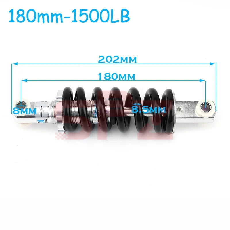 Electric Bike 90-215mm 400-2000lbs Suitable for 47cc49CC Bicycle Mini Motorcycle Spring Shock Absorber Suspension Shock Absorber