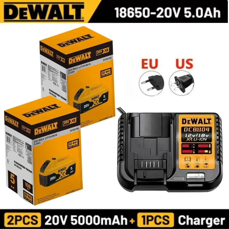 Original Dewalt 20V/60V 9.0Ah Power Tool Battery DCB206 DCB205 DCB200 DCF887 DCG405 DCD791 DCF922 DCF850 DCD805 Tool Battery