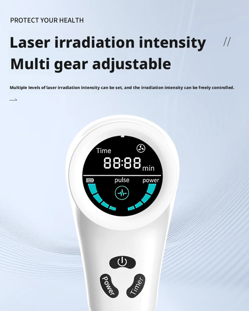 650nm+808nm Handheld Face Body Red Light Infrared Beauty Device Skin Rejuvenation Muscle Joint Body Fatigue Relief Health Care