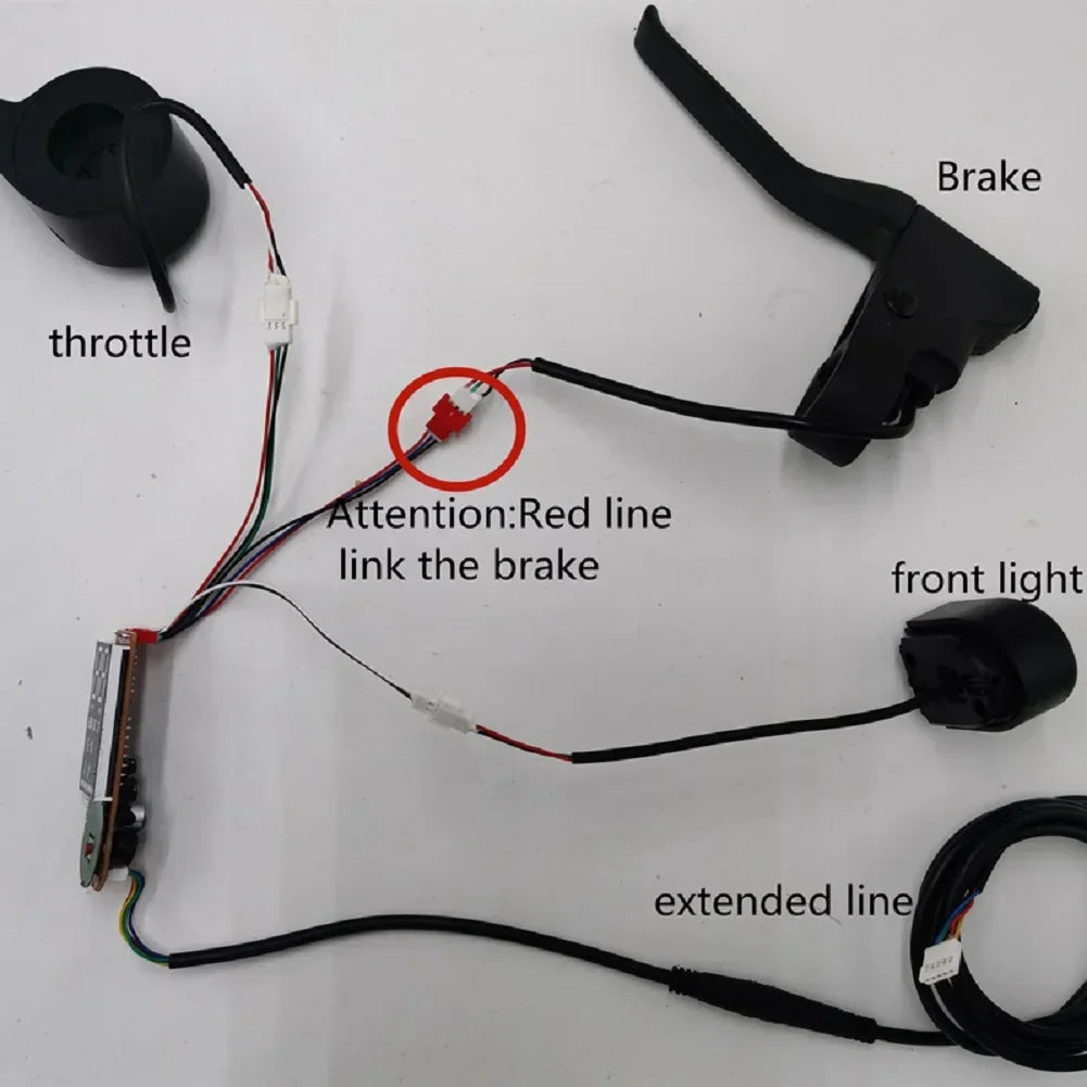 36V 350W 15A Scooter Controller Electric Scooter Controller Display Dashboard Accelerator Scooter Replace Suit For E-Scooter