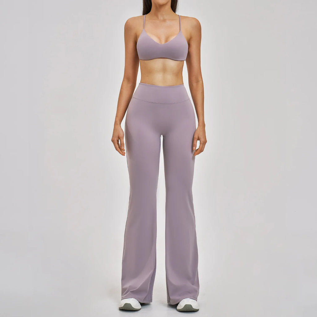 Yoga Set 2PCS Women's Clothes Sports Outfits Fitness Tracksuit Gym Shockproof Workout Clothing Female Fitness Suit Athletic Wear