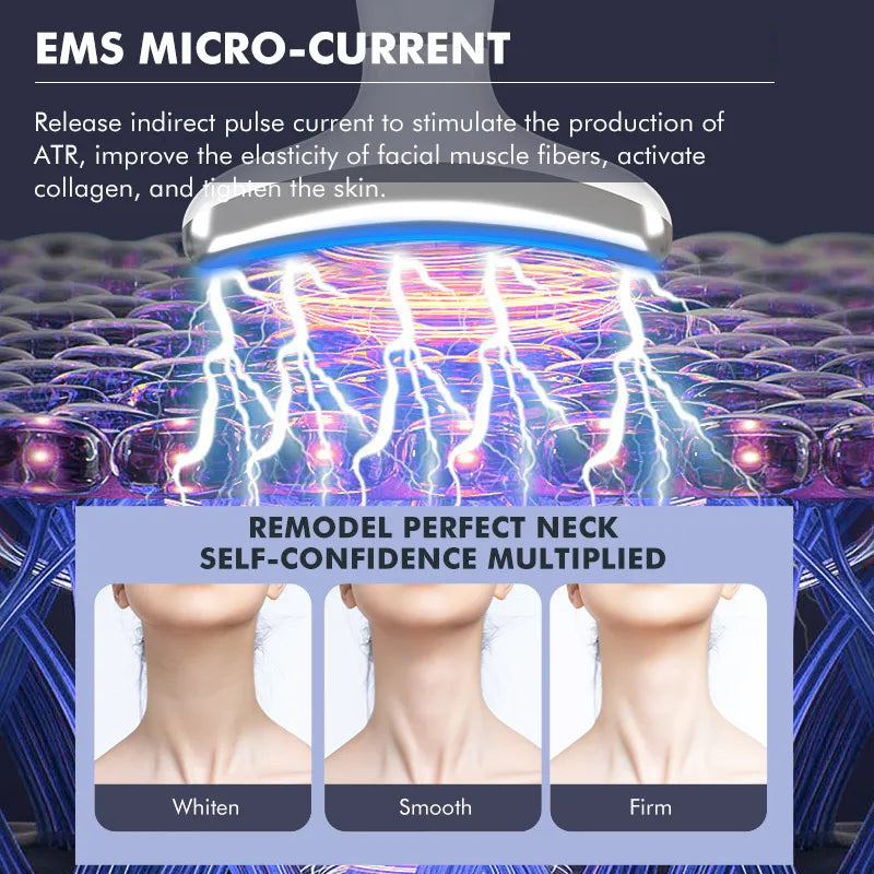 Hot Cold Neck Face Beauty Device Facial Lifting Machine Face Massager Reduce Double Chin Face Sculpting Skin Care Beauty Tools