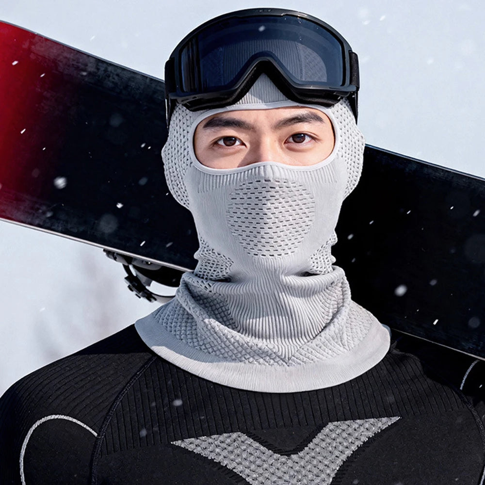 Winter Unisex Warm Ski Mask Balaclava Outdoor Sports Cycling Full Face Mask Scarf Men Women Elastic Breathable Motorcycle Mask