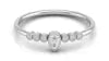 10K 14K 18K Solid Gold Pear Lab Grown Diamond Solitaire Ring Bulk Wholesale Jewelry Loose Round Diamond Wedding Ring For Women