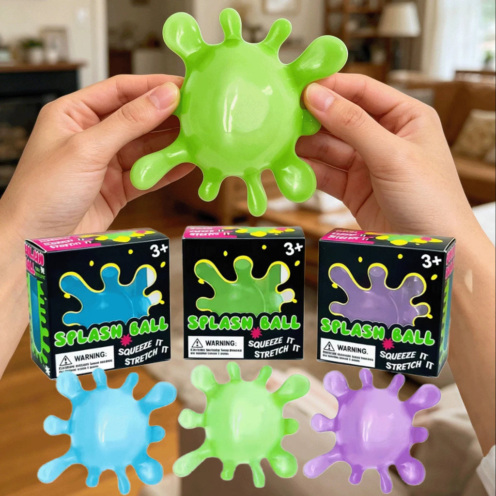 Splash Shaped Pinching Ball Slow Rebound Pressure Relief Ball Maltose Decompression Toy Squeeze Balls Blind Box Party Gif Toys