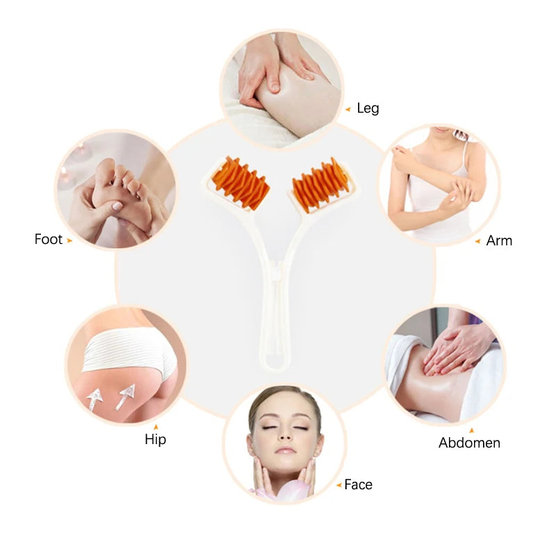 Facial Massager Roller Y Shape Body Shaper Massage Anti Wrinkle Face-Lift Slimming Arm Leg Neck Relaxation Skincare Beauty Tool