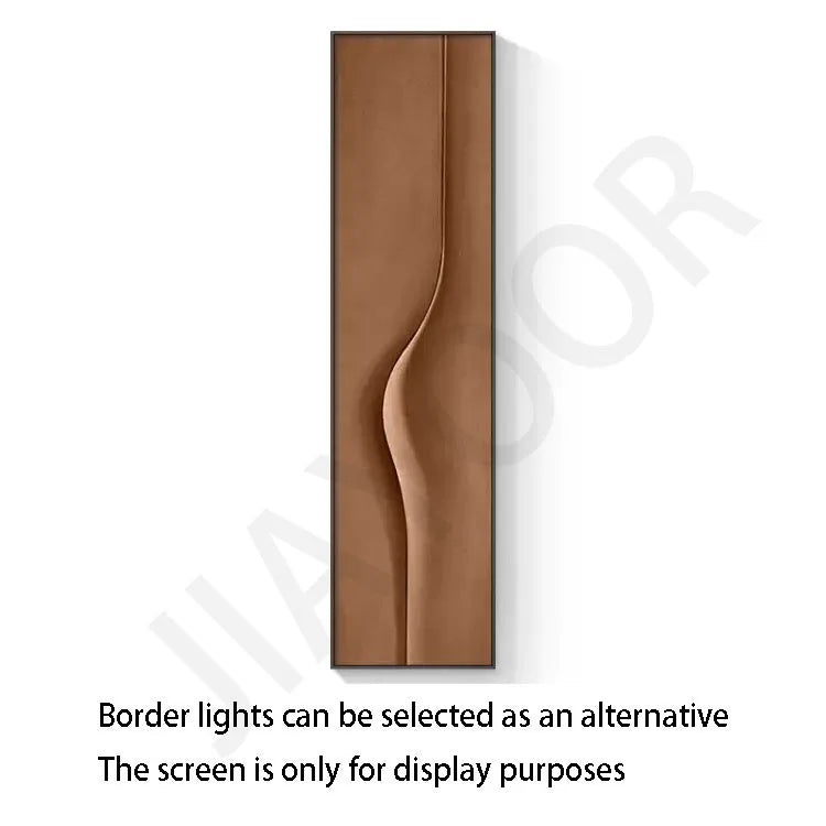 Modern Light Luxury Corridor Hanging Painting Interior Entrance Decoration  Simple Abstract Long Strip Vertical LED Wall Lamp